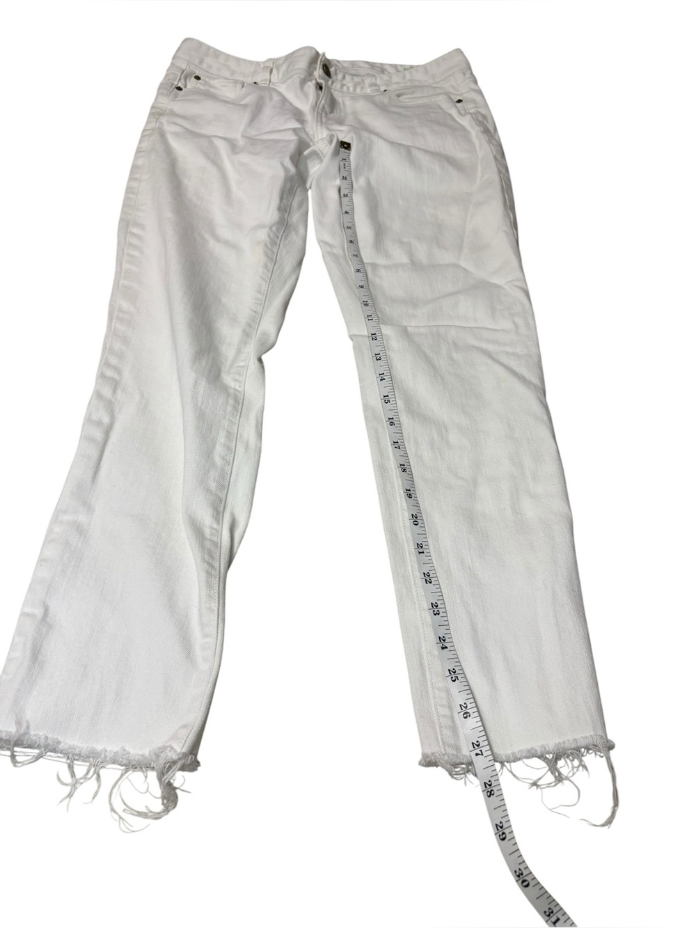 Lilly Pulitzer Size 10 Skinny White Jeans - Picture 3 of 7